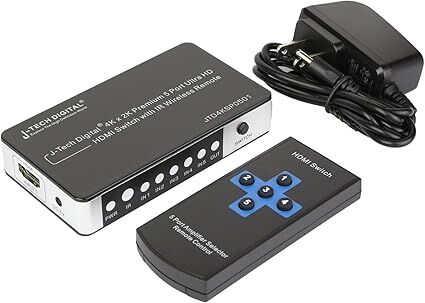 J-Tech Digital 4K x 2K 5 Port Ultra HD HDMI Switch