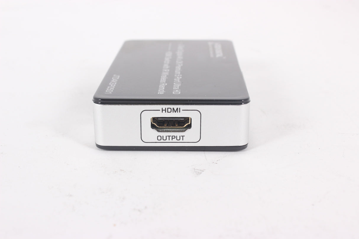 J-Tech Digital 4K x 2K 5 Port Ultra HD HDMI Switch w/ IR Wireless Remote in Original Box