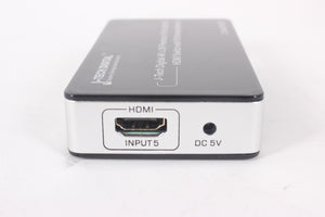 J-Tech Digital 4K x 2K 5 Port Ultra HD HDMI Switch w/ IR Wireless Remote in Original Box