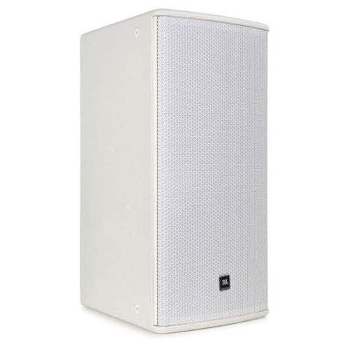 JBL AM7212/66-WH High Power 12-inch 2-Way Loudspeaker with 60° x 60° Rotatable Horn (White)