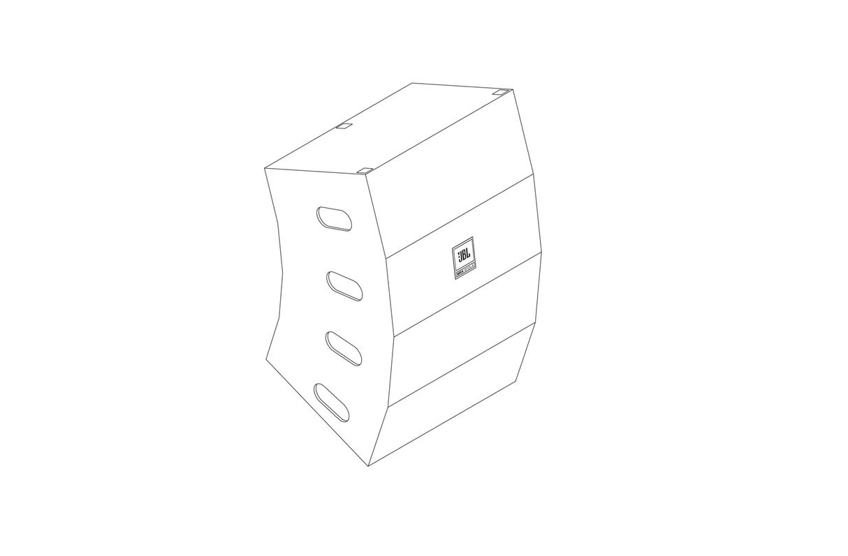 JBL SRX910LA VT CVR Vertical Transporter Cover for (4) SRX910LA