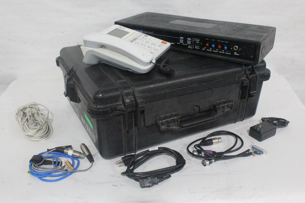 JK Audio PBXport Digital Hybrid w/ AT&T CL4940 Phone in Pelican 1600 Hard Case