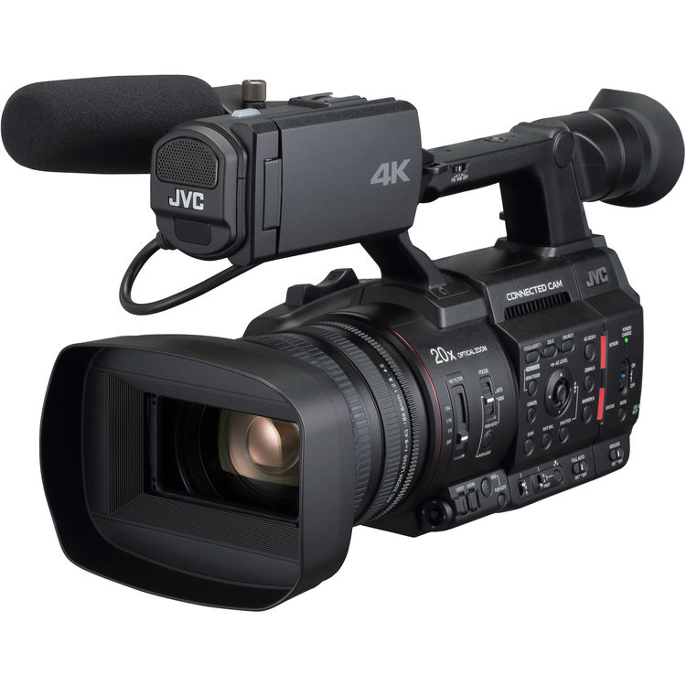 (4) JVC GY-HC500 4K Camcorders