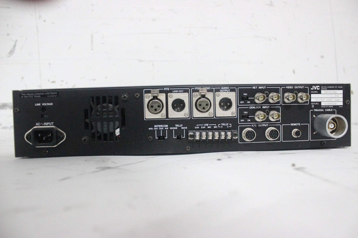 JVC RM-P270U Advanced Triax Camera Control Unit