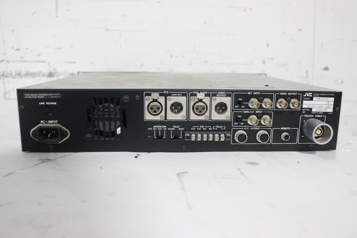 JVC RM-P270U Triax Camera Control Unit