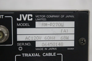 JVC RM-P270U Triax Camera Control Unit