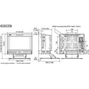 JVC Professional DT-F9L5U 8.2-Inch Broadcast Studio Monitor/Viewfinder