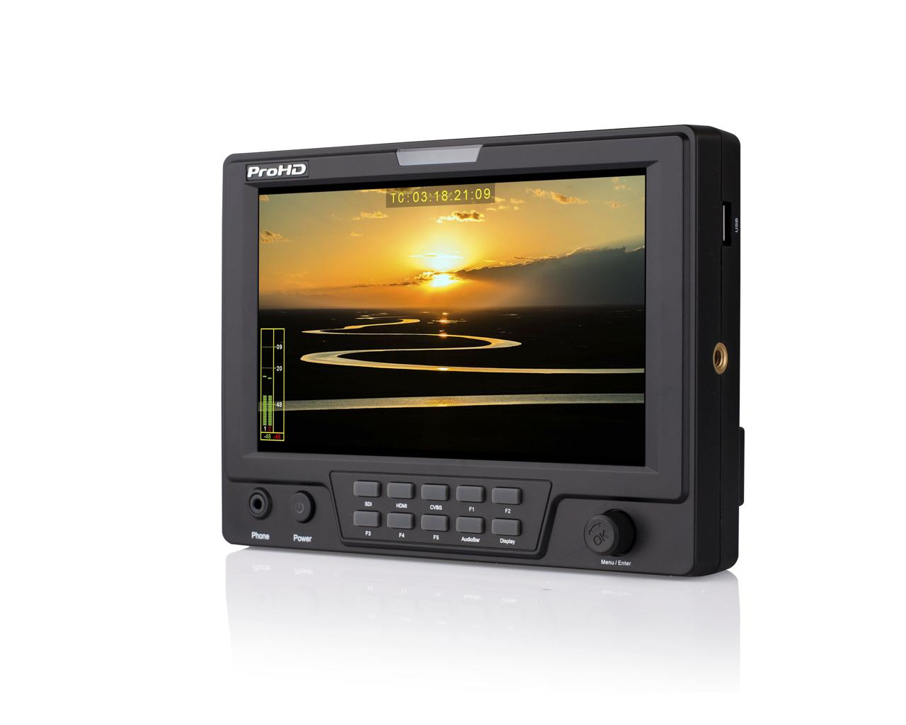 JVC Professional DT-X71HI ProHD 7-in AC/DC Portable Monitor (HD-SDI, HDMI, COMPOSITE)