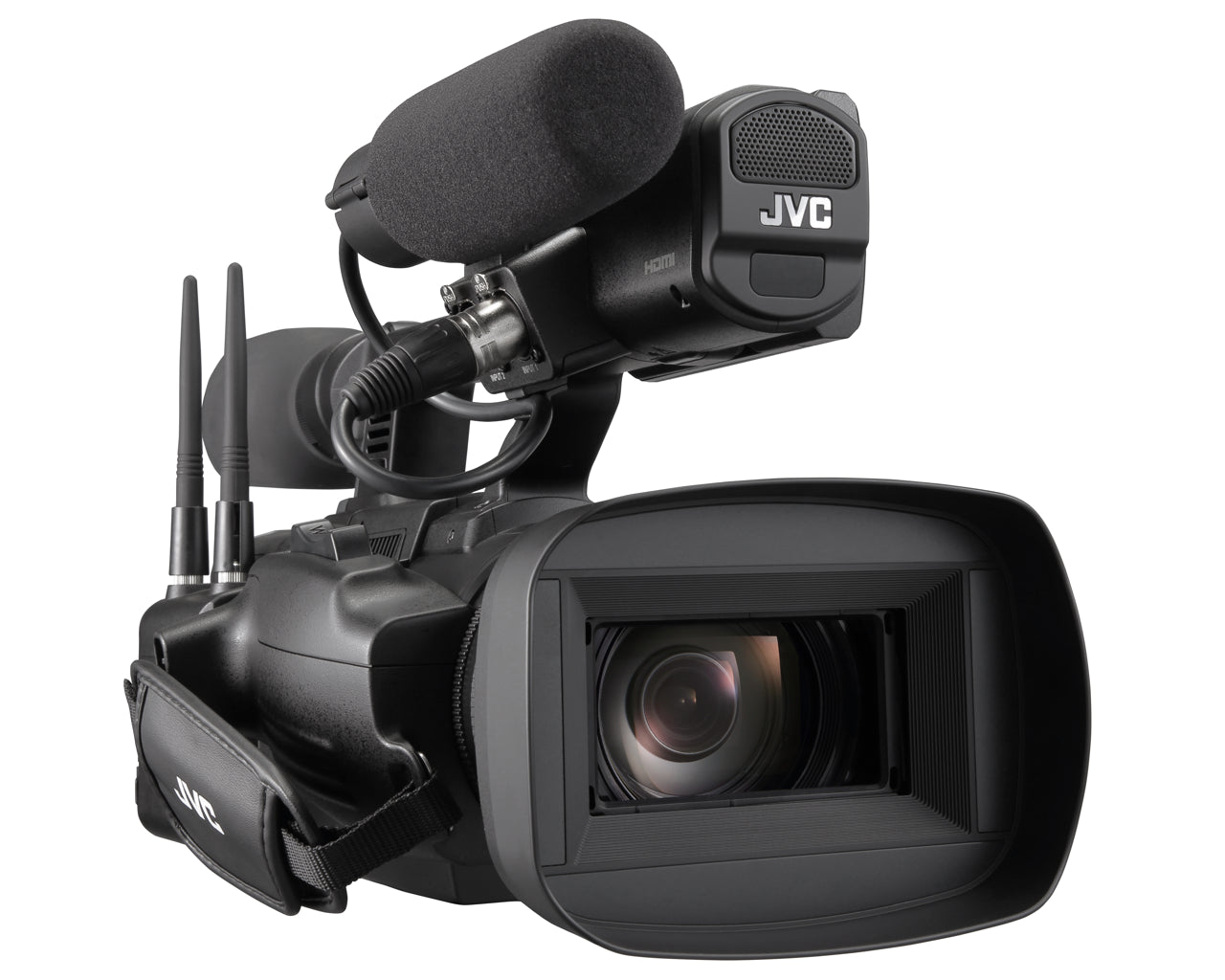 JVC Professional GY-HC550U 4K Handheld Connected Cam 1-Inch Broadcast Camcorder