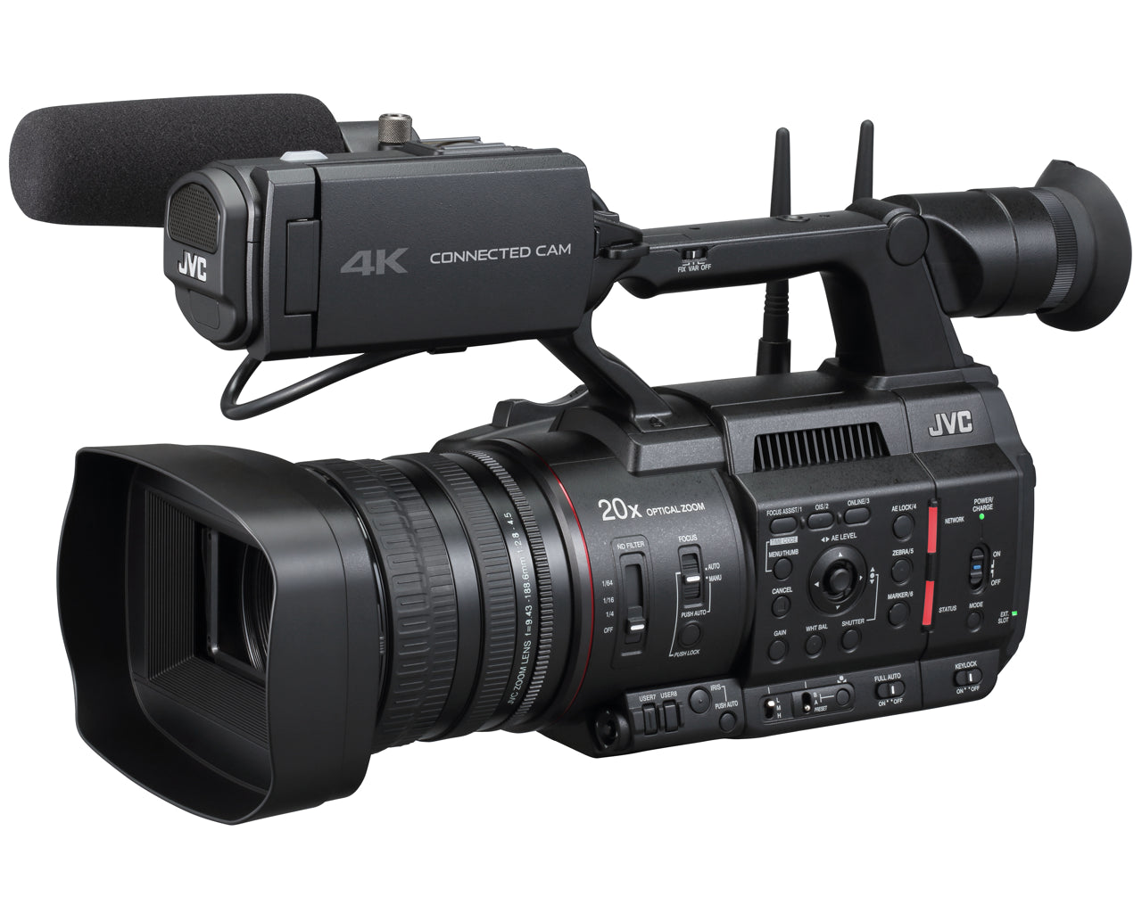 JVC Professional GY-HC500SPC 4K Sports Production & Coaching Connected Cam 1-Inch Camcorder