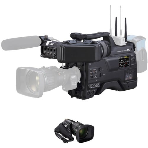 JVC Professional GY-HC900C20 Connected Cam 2/3-IN Broadcast Camcorder w/ Canon 20x Lens