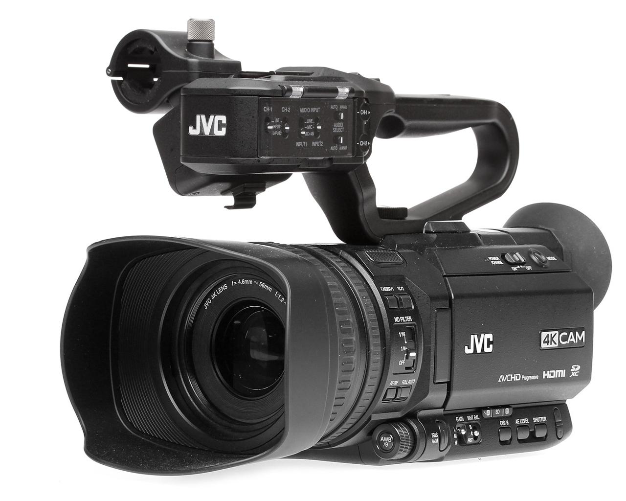 JVC Professional GY-HM250SP 4KCAM Sports Production Streaming Camcorder