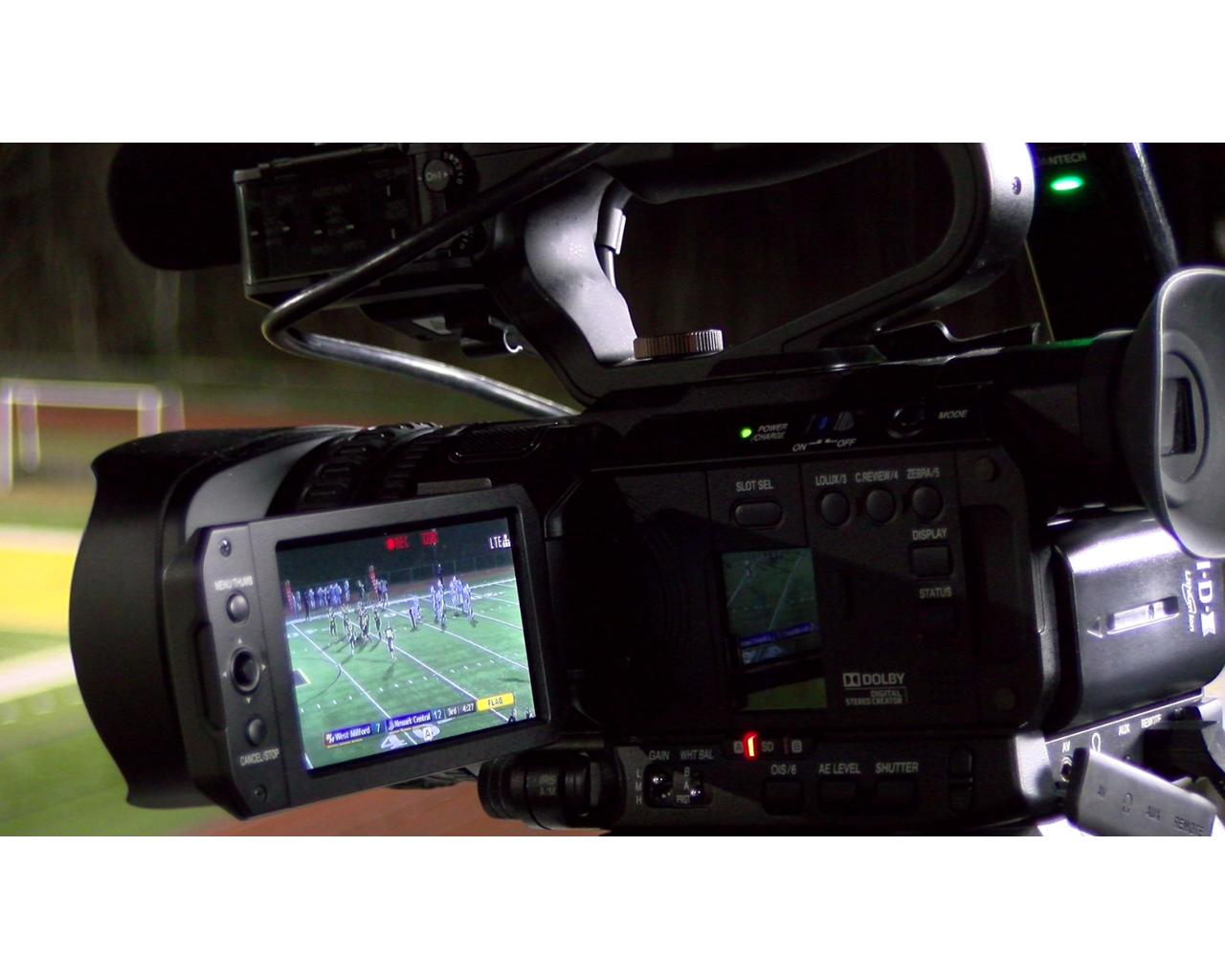 JVC Professional GY-HM250SP 4KCAM Sports Production Streaming Camcorder