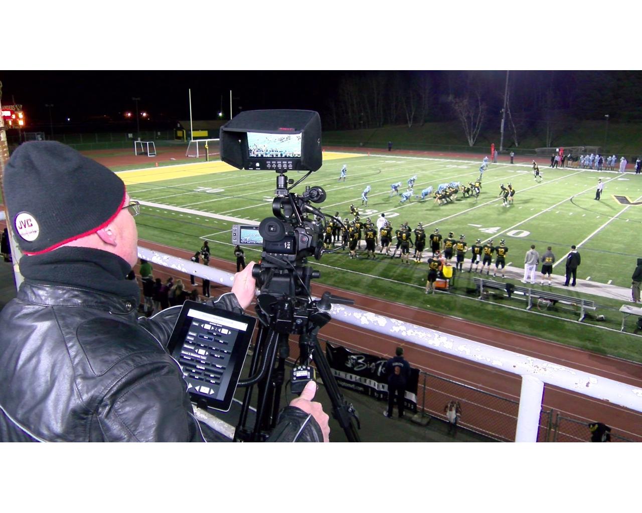 JVC Professional GY-HM250SP 4KCAM Sports Production Streaming Camcorder