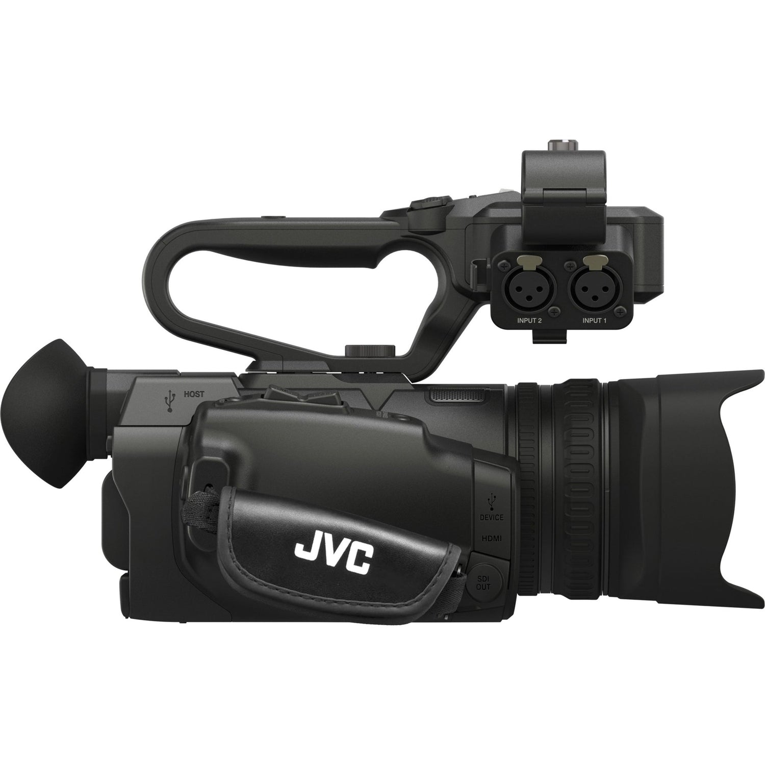 JVC Professional GY-HM170U 4KCAM Compact Handheld Camcorder w/Integrated 12x Lens