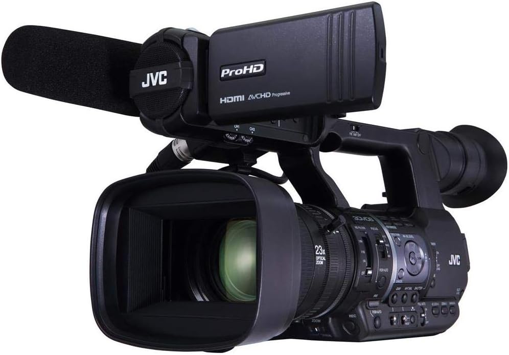 JVC Professional GY-HM600U HD Memory Card Camera and Fujinon 23x Optical Zoom Lens