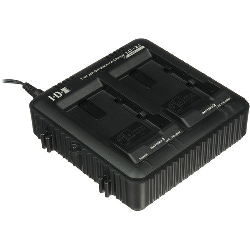 JVC Professional LC-2J Dual Charger for SSL-JVC50 7.4V JVC Batteries