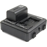JVC Professional LC-2J Dual Charger for SSL-JVC50 7.4V JVC Batteries