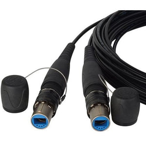 JVC Professional MCSH050D2PD2PXX 16 Meter (52.5 FT) SMPTE Hybrid Fiber Cable (Neutrik Opticalcon)