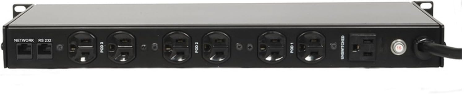 Juice Goose iP-1515-RX Rackmount Surge Protection and Web Based Power Controller -15 Amp