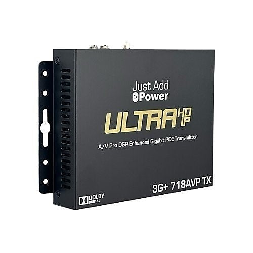 Just Add Power VBS-HDIP-718AVP A/V Pro DSP Enhanced Gigabit POE UltraHDIP Transmitter