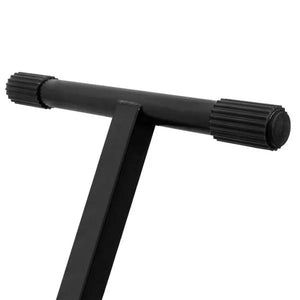(NEW) On-Stage KS7290 ERGO-LOK Single-X Keyboard Stand with Welded Construction