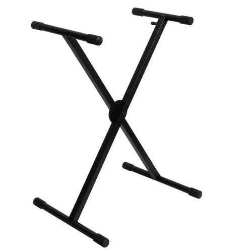 (NEW) On-Stage KS7290 ERGO-LOK Single-X Keyboard Stand with Welded Construction