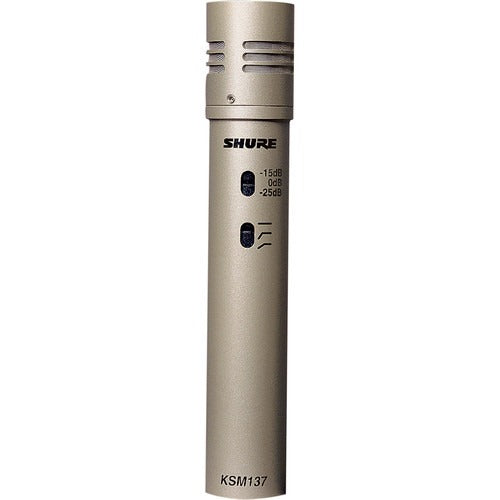 Shure KSM137/SL Cardioid Microphone (Single Microphone)