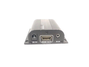 KanexPro EXT-HD60M HDMI Full HD Extender over Cat6 (196') - (1) Transmitter & (1) Receiver w/ (2) DC PSUs in Pelican 1120 Case
