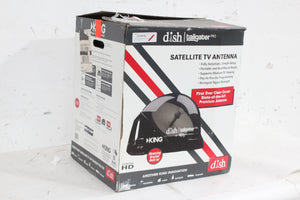 King VQ4900 DISH Tailgater Pro Premium Portable Satellite Antenna w/ Soft Carrying Case in Original Box