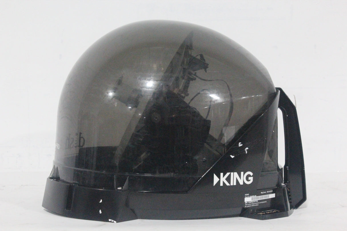 King VQ4900 DISH Tailgater Pro Premium Portable Satellite Antenna w/ Soft Carrying Case in Original Box