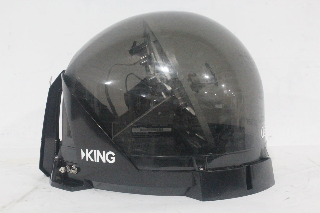 King VQ4900 DISH Tailgater Pro Premium Portable Satellite Antenna w/ Soft Carrying Case in Original Box