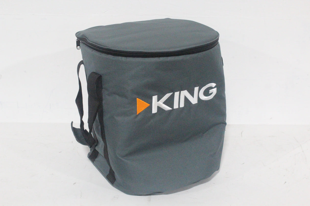 King VQ4900 DISH Tailgater Pro Premium Portable Satellite Antenna w/ Soft Carrying Case in Original Box