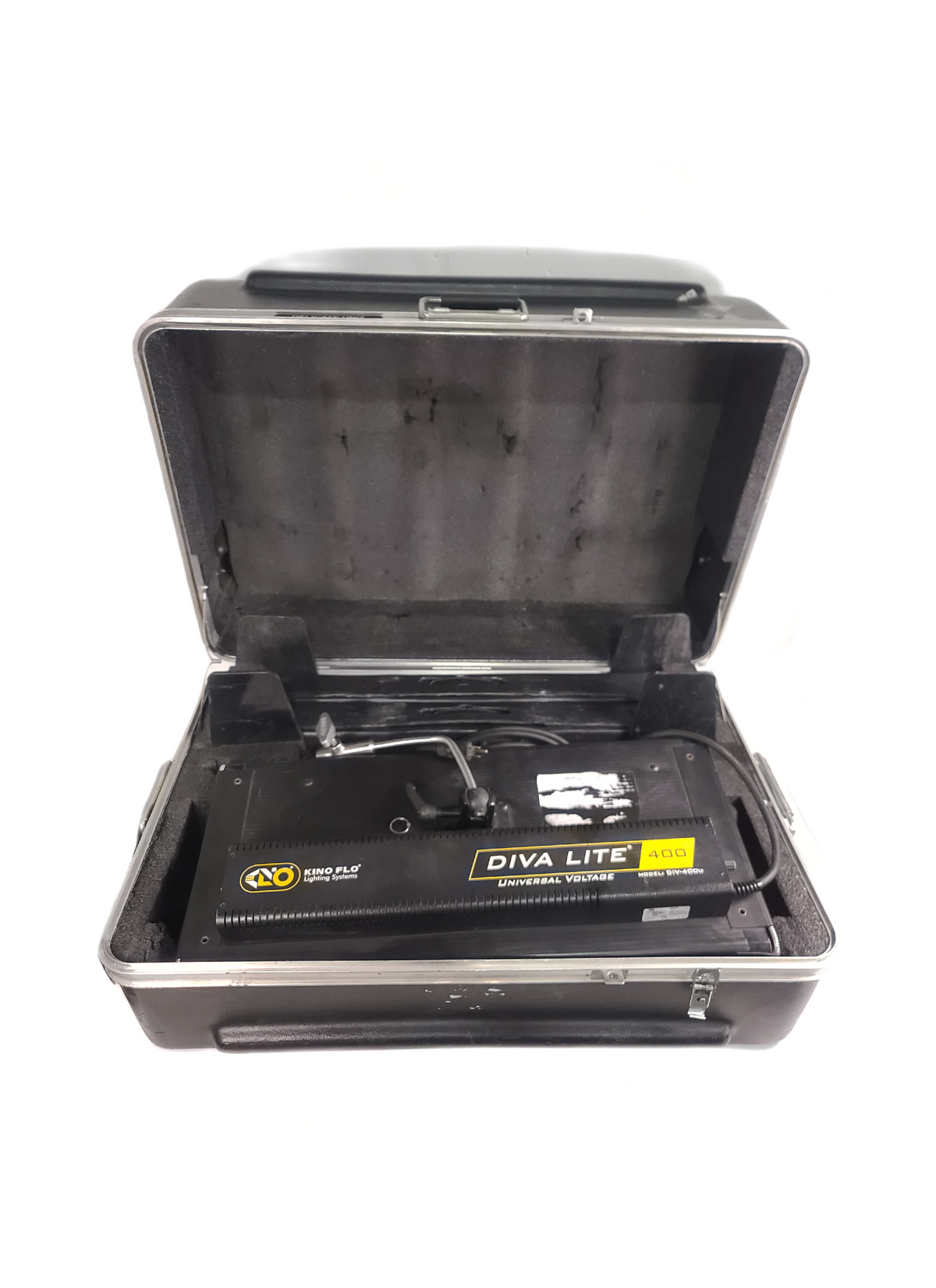 Kino Flo DIV-400-120U Diva-Lite Universal One Light Kit w/ Accessories in Hard Rolling Case