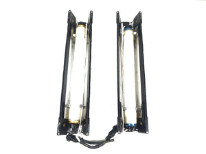Kino Mini Flo Kit w/ (2) Kino Flo F14T12, (4) Power Cables, (2) Ballast 12V Single, Kino Flo Power Supply 12VDC/6AMP, in Hard Carry Case