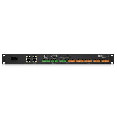 Klark Teknik DM8500-UL Networked Digital Audio Processor for Installation Applications w/ Configurable DSP, Audio Networking and Acoustic Echo Cancellation