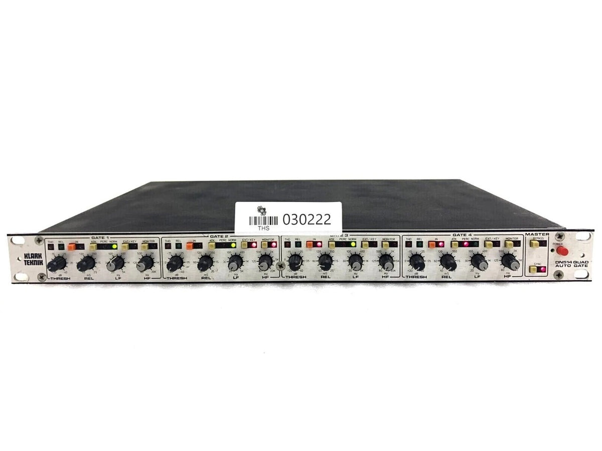 Klark Teknik DN514 Quad Auto Noise Gate Dynamic Processor
