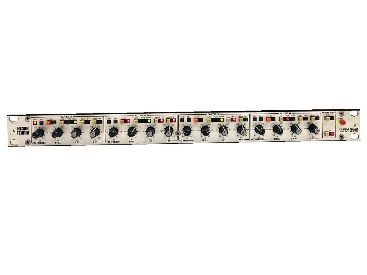 Klark Teknik DN514 Quad Auto Noise Gate Dynamic Processor