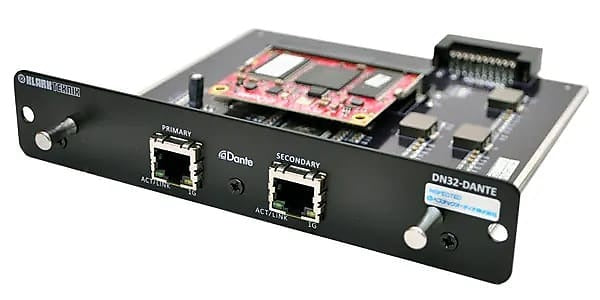 Klark Teknik KT-DN32-DANTE  Audinate Dante Expansion Module w/ up to 32 Bidirectional Channels
