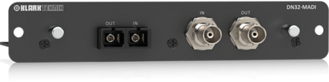 Klark Teknik KT-DN32-MADI Expansion Module w/ Up to 32 Bidirectional Channels