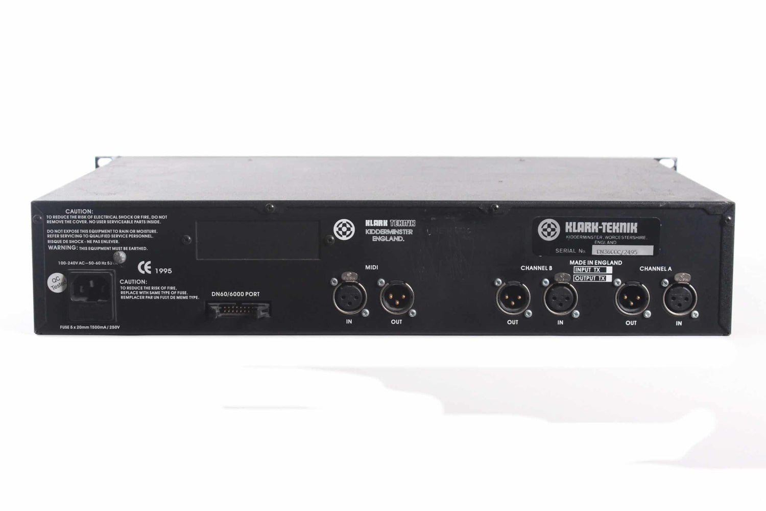 Klark Teknik KT-DN3600 (v3.0B) Programmable Graphic Equalizer