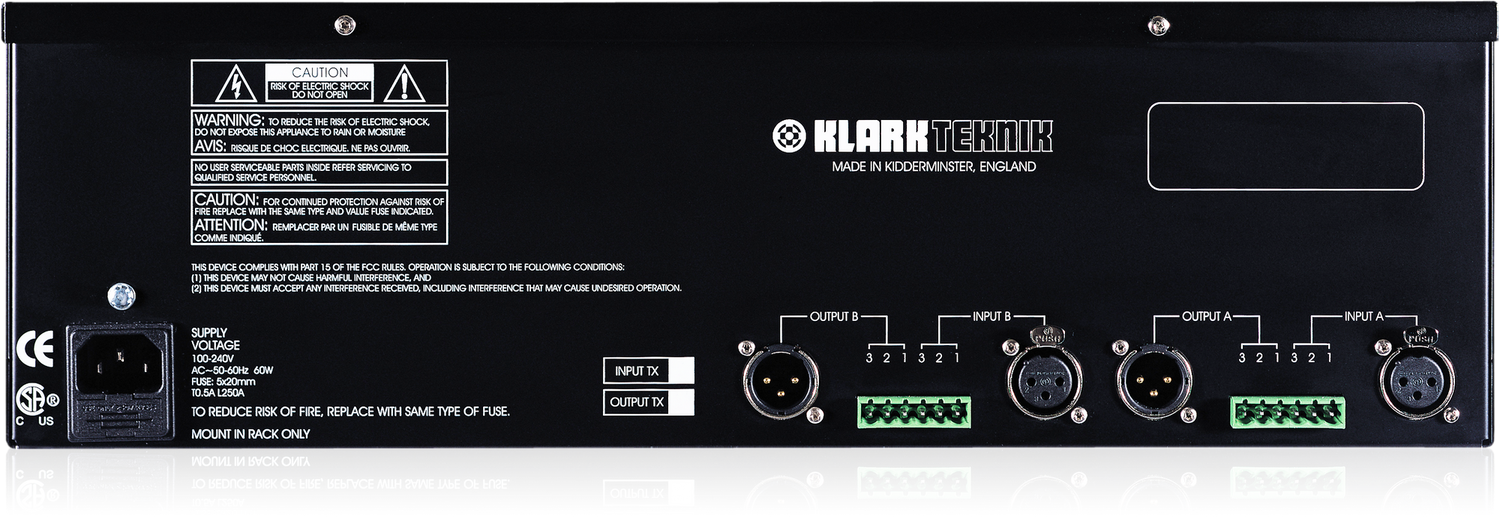 Klark Teknik KT-DN370 2-Channel 30-Band A Graphic Equaliser