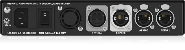 Klark Teknik KT-DN9620-UL DN9620-UL Dual Port AES50 Extender and Multiplexer w/ up to 500 Metre Range