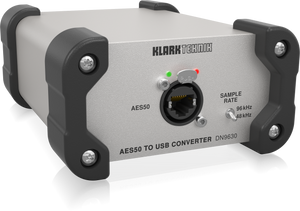Klark Teknik KT-DN9630 DN9630 AES50 to USB 2.0 Converter w/ up to 48 Bidirectional Channels
