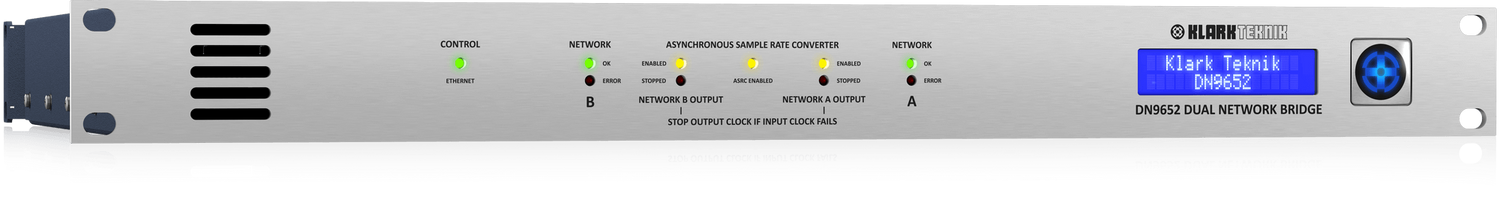 Klark Teknik KT-DN9652-UL Dual Network Bridge Format Converter