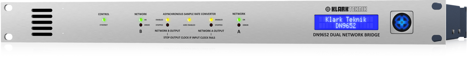 Klark Teknik KT-DN9652-UL Dual Network Bridge Format Converter