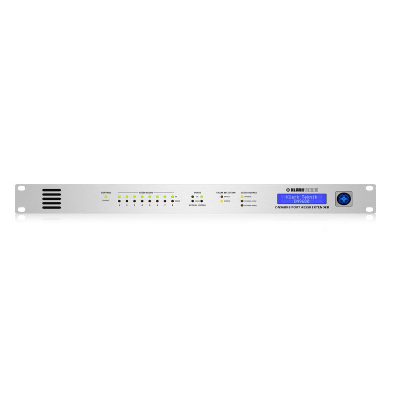 Klark Teknik KT-DN9680-UL  DN9680-UL 8 Port AES50 Extender and Multiplexer up to 1000 Metre Range