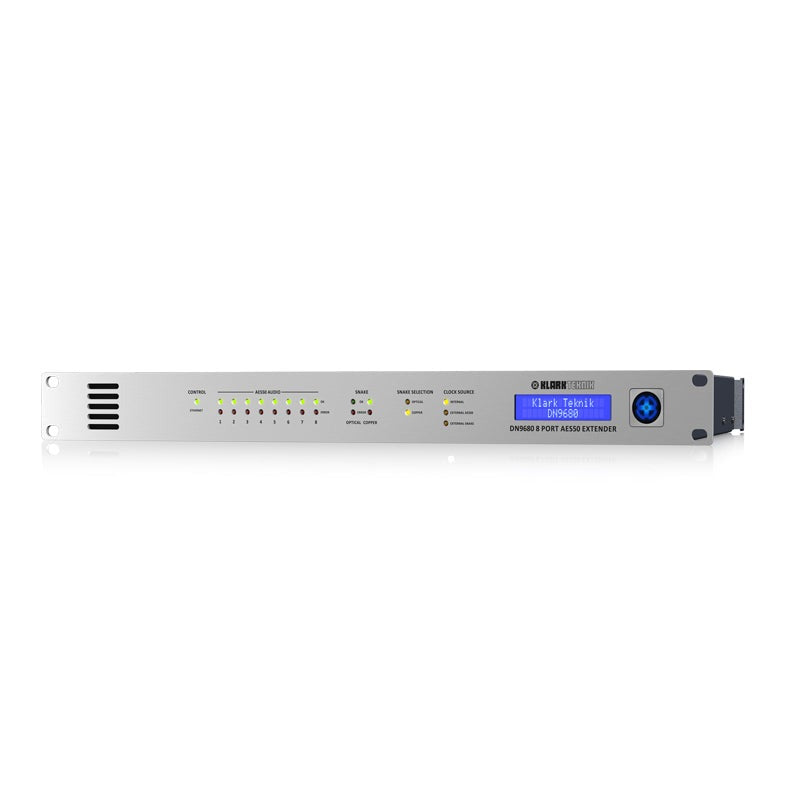 Klark Teknik KT-DN9680-UL  DN9680-UL 8 Port AES50 Extender and Multiplexer up to 1000 Metre Range