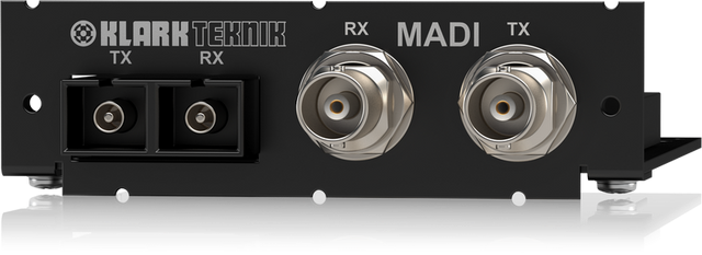 Klark Teknik KT-MADI MADI Network Module w/ up to 64 Bidirectional Channels