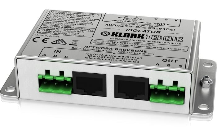 Klark Teknik KT-QFLEX ISOLATOR Isolation Module for QFLEX Column Loudspeakers